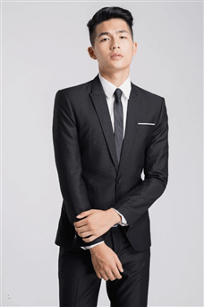 Vest đen basic